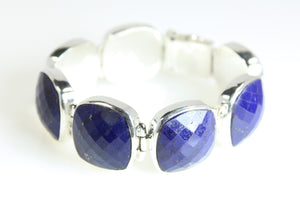 Bracelet - Link Lapis Lazuli Sterling Silver - Signature Collection