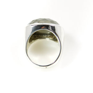 Ring - Signature Pyrite Square Cut Sterling Silver