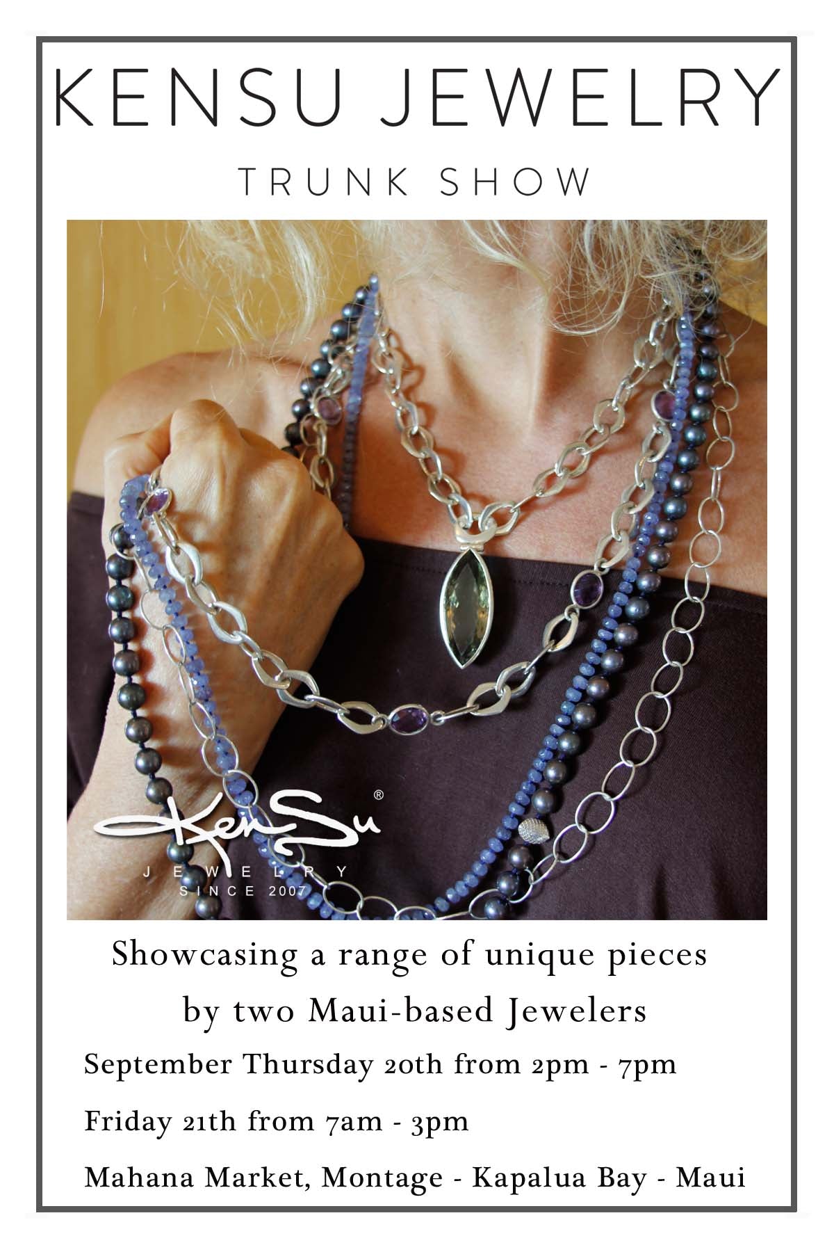 KenSu Jewelry at the Montage Resort - Kapalua Bay - Maui