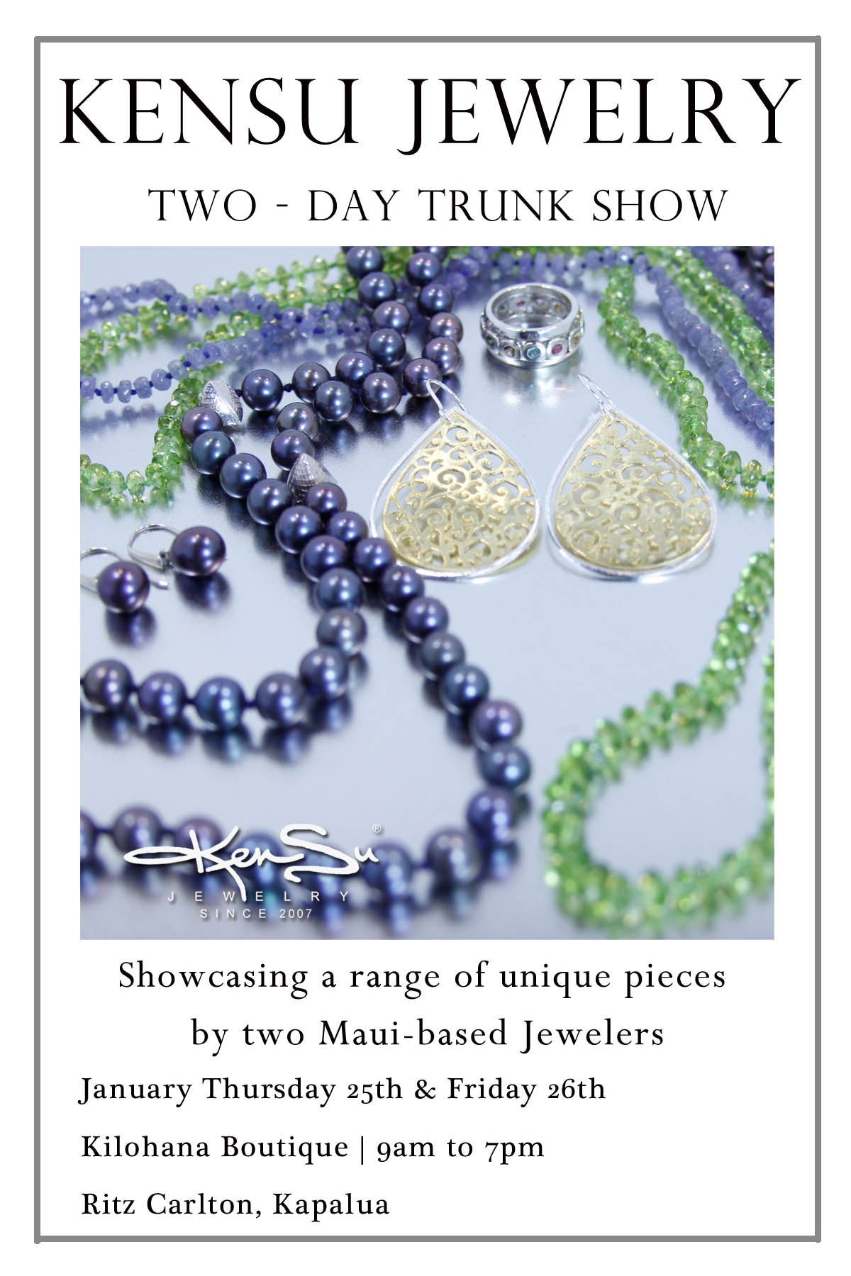 KenSu Jewelry Maui @ the 