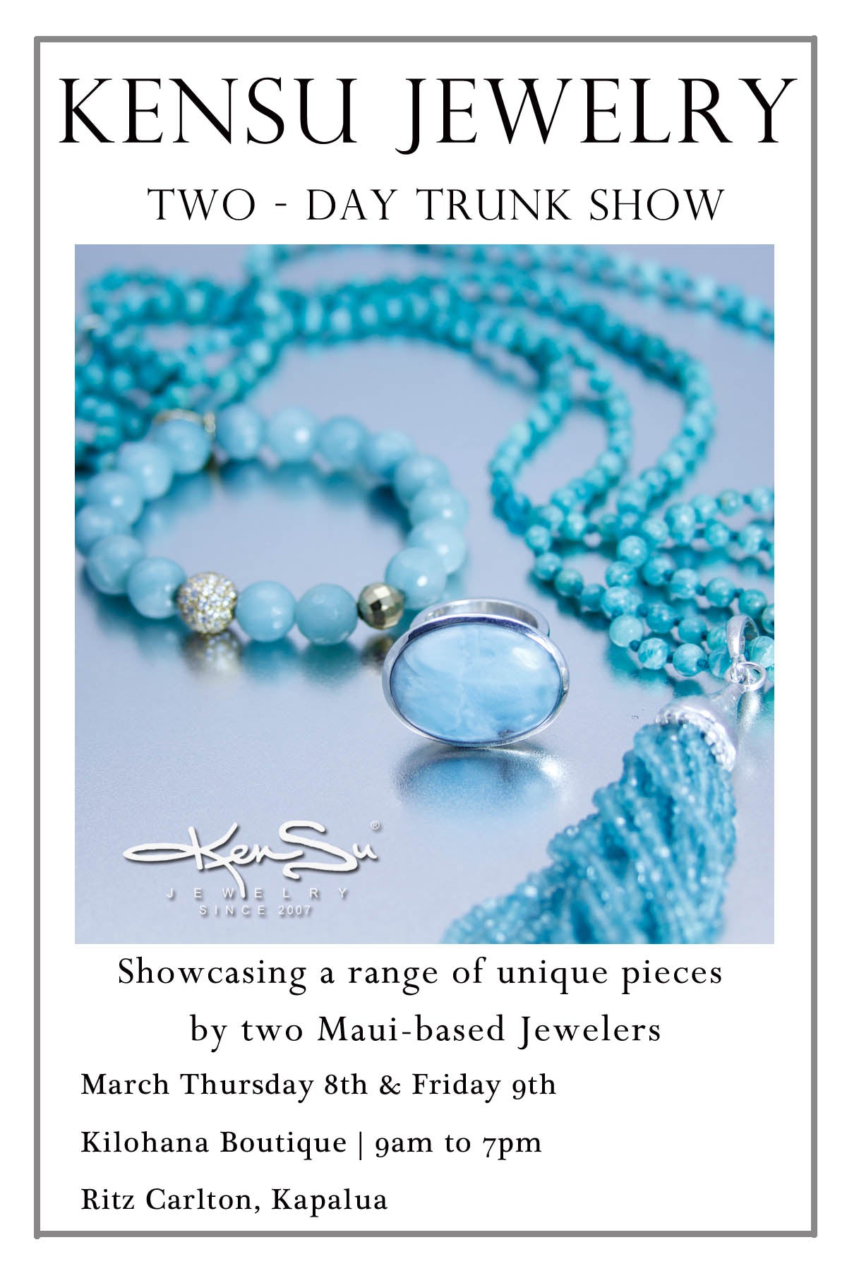 KenSu Jewelry Maui at the Ritz Carlton Kapalua 