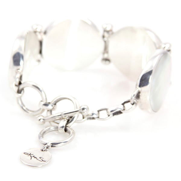 KenSu Jewelry Mother Pearl Jewelry Bracelet Hand Made Jewelry