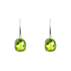 KenSuJewelry Dangle Earrings with Peridot 