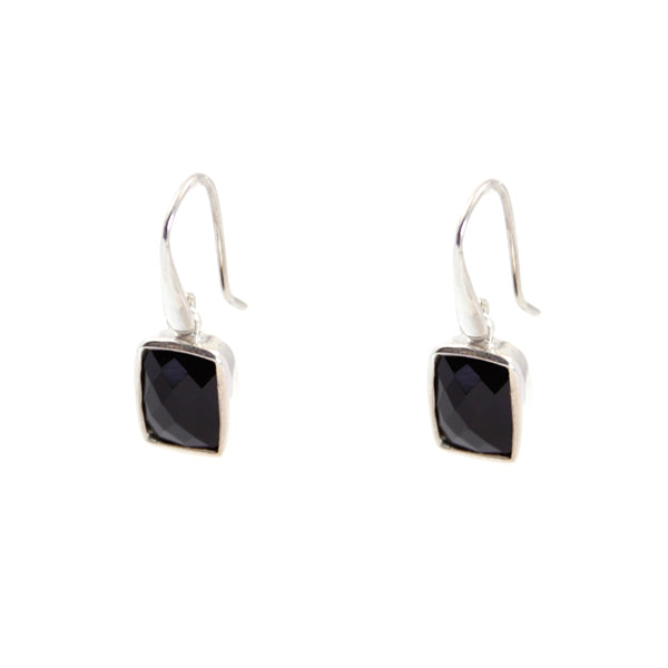 KenSu Jewelry Dangle Earrings - with Black Onyx Signature Collection Hand Made Jewelry