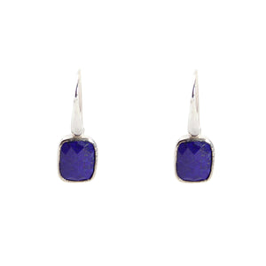 KenSu Jewelry Dangle Earrings - with Lapis Lazuli Signature Collection Hand Made Jewelry