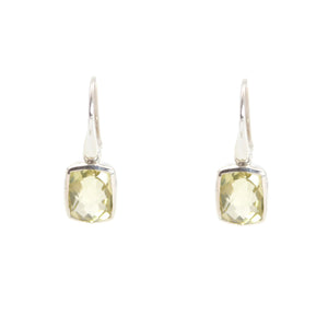 KenSu Jewelry Dangle Earrings - with Lemon Quartz Signature Collection Hand Made Jewelry