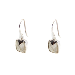 KenSu Jewelry Dangle Earrings - with Pyrite Signature Collection Hand Made Jewelry