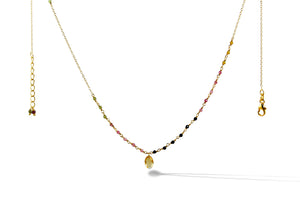 Patra Multi Stone Necklace Tourmaline