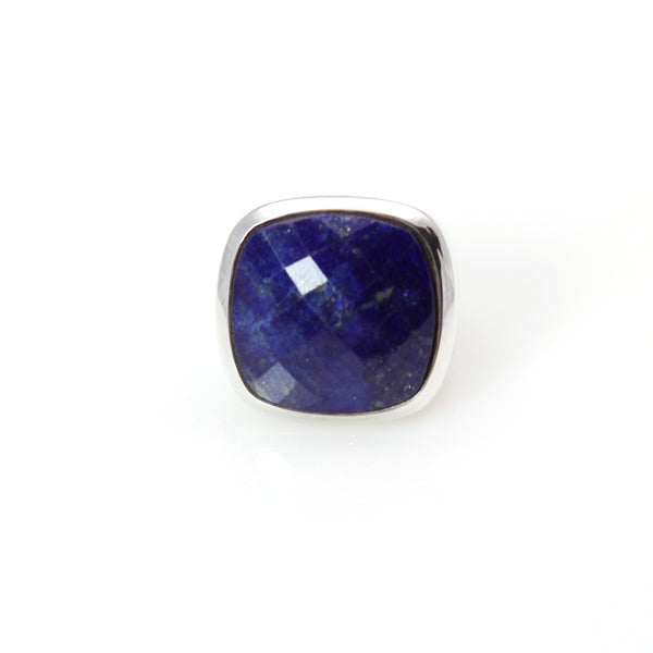 Ring - Signature Lapis Lazuli Square Cut Sterling Silver