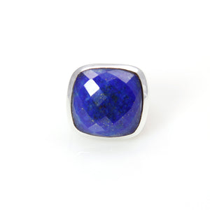 Ring - Signature Lapis Lazuli Square Cut Sterling Silver