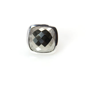 Ring - Signature Pyrite Square Cut Sterling Silver