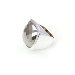 Ring - Signature Pyrite Square Cut Sterling Silver